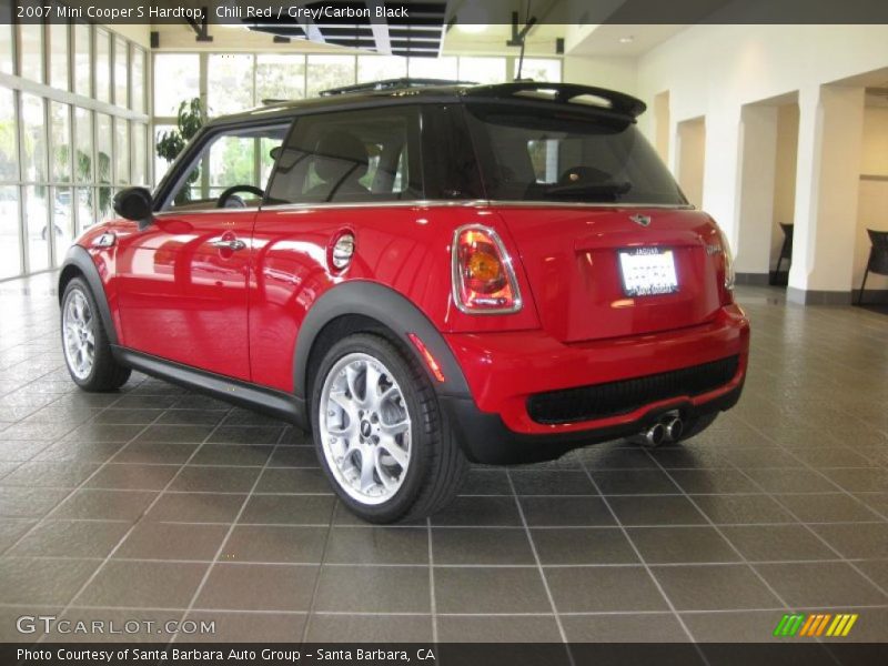 Chili Red / Grey/Carbon Black 2007 Mini Cooper S Hardtop