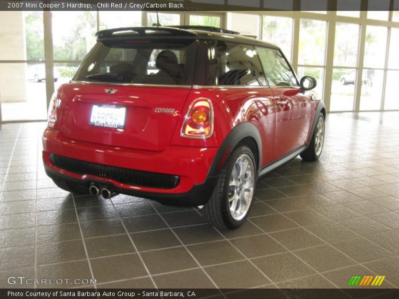 Chili Red / Grey/Carbon Black 2007 Mini Cooper S Hardtop