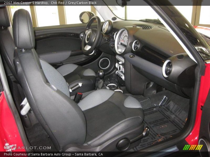 Chili Red / Grey/Carbon Black 2007 Mini Cooper S Hardtop