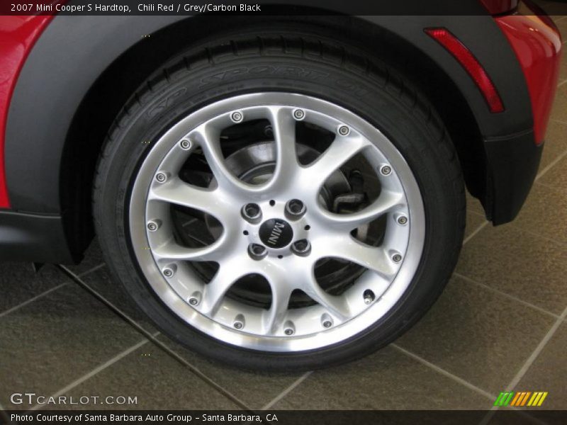Chili Red / Grey/Carbon Black 2007 Mini Cooper S Hardtop
