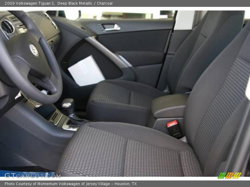 Deep Black Metallic / Charcoal 2009 Volkswagen Tiguan S