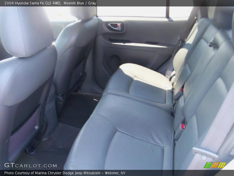 Moonlit Blue / Gray 2004 Hyundai Santa Fe GLS 4WD