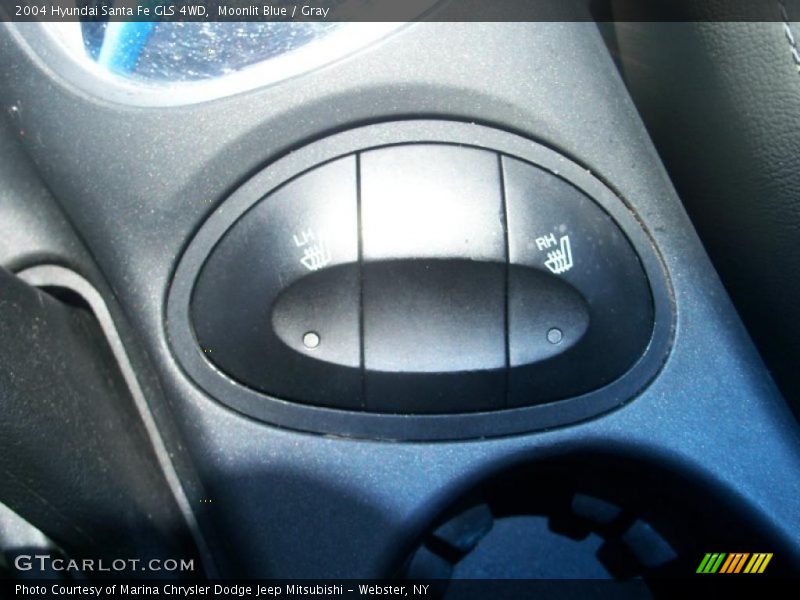Moonlit Blue / Gray 2004 Hyundai Santa Fe GLS 4WD