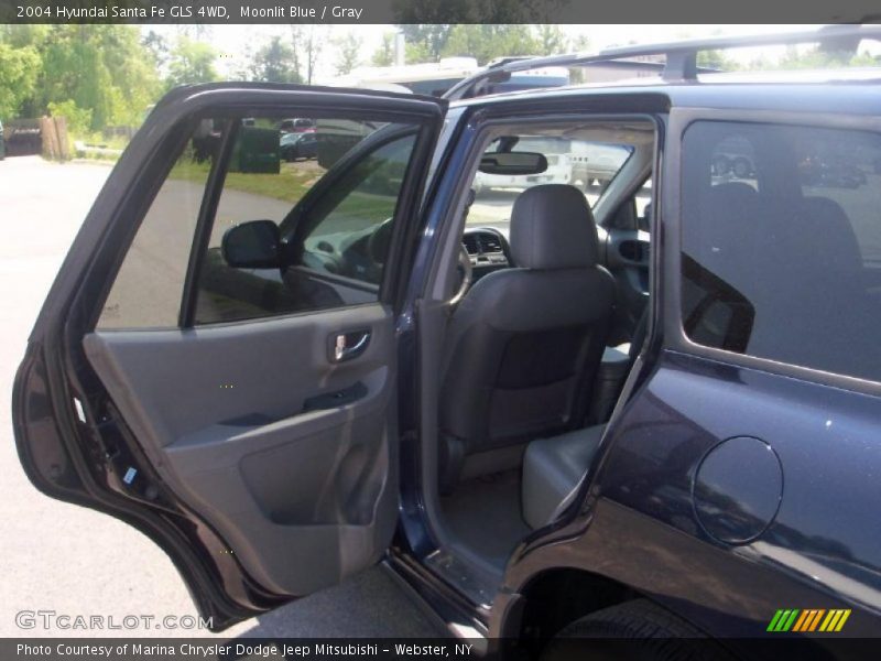 Moonlit Blue / Gray 2004 Hyundai Santa Fe GLS 4WD