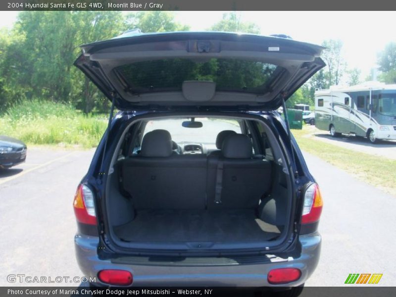 Moonlit Blue / Gray 2004 Hyundai Santa Fe GLS 4WD