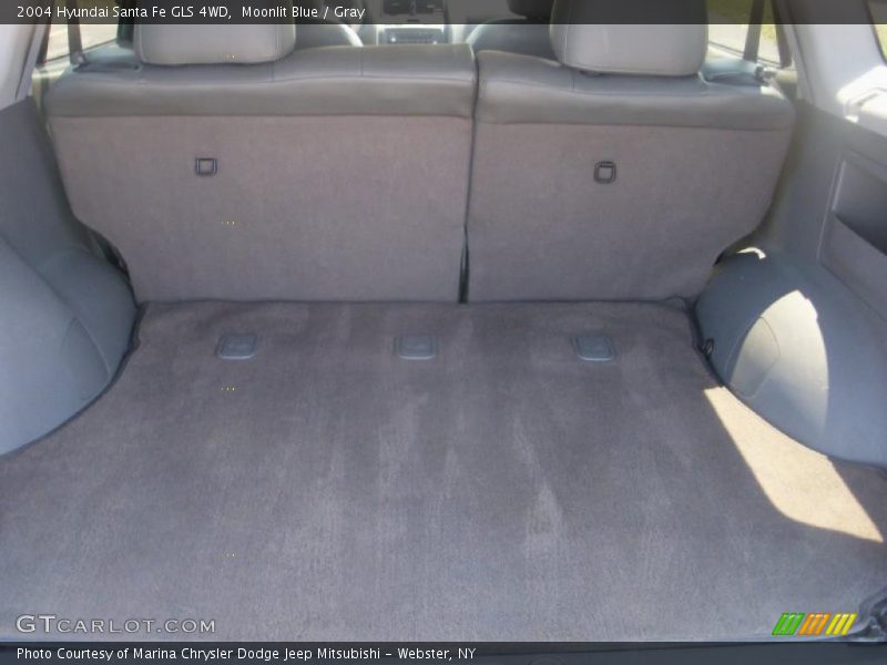 Moonlit Blue / Gray 2004 Hyundai Santa Fe GLS 4WD