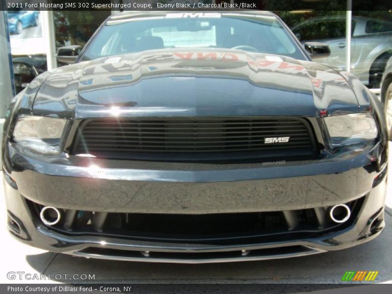 Ebony Black / Charcoal Black/Black 2011 Ford Mustang SMS 302 Supercharged Coupe