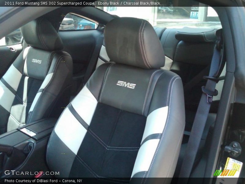 Ebony Black / Charcoal Black/Black 2011 Ford Mustang SMS 302 Supercharged Coupe