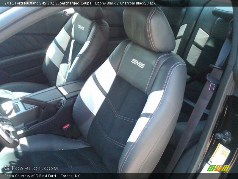 Ebony Black / Charcoal Black/Black 2011 Ford Mustang SMS 302 Supercharged Coupe