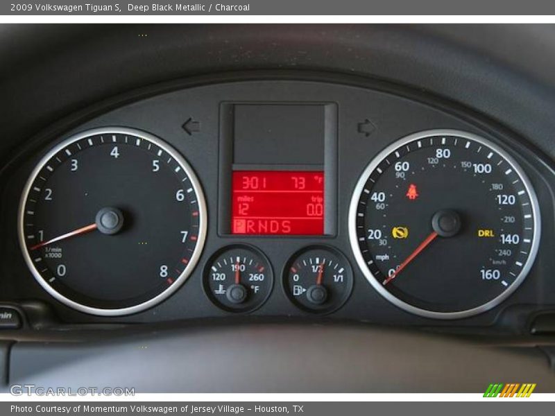 Deep Black Metallic / Charcoal 2009 Volkswagen Tiguan S