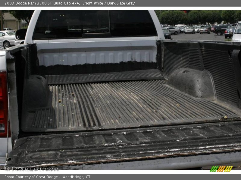 Bright White / Dark Slate Gray 2003 Dodge Ram 3500 ST Quad Cab 4x4