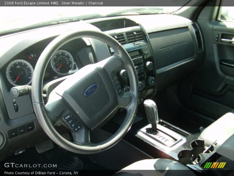 Silver Metallic / Charcoal 2008 Ford Escape Limited 4WD