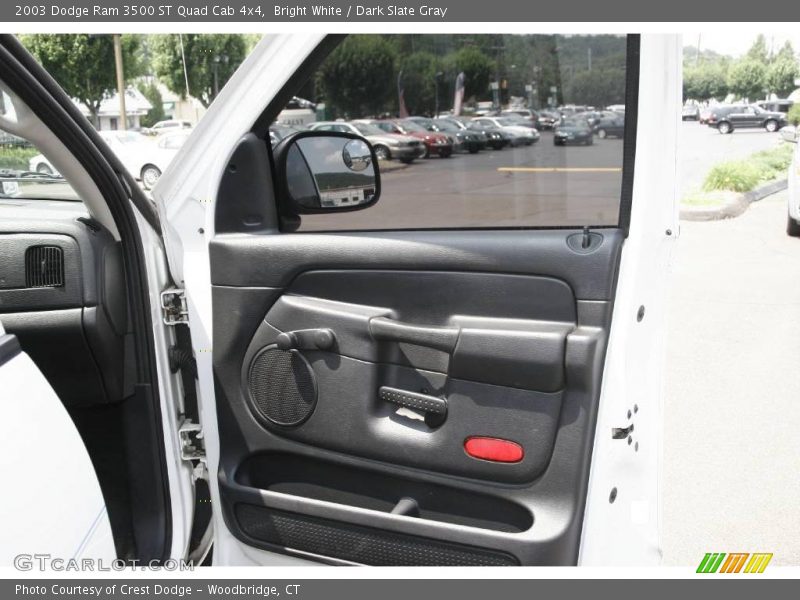 Bright White / Dark Slate Gray 2003 Dodge Ram 3500 ST Quad Cab 4x4