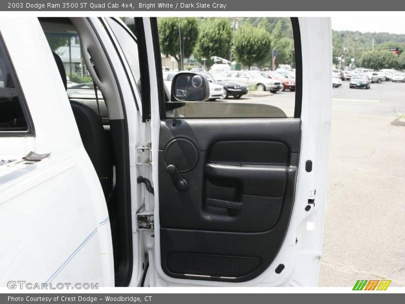 Bright White / Dark Slate Gray 2003 Dodge Ram 3500 ST Quad Cab 4x4