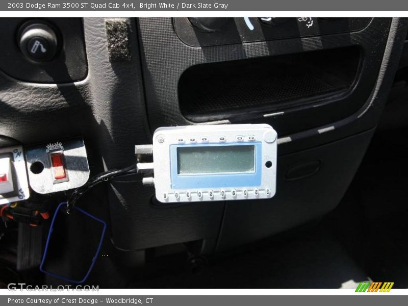 Bright White / Dark Slate Gray 2003 Dodge Ram 3500 ST Quad Cab 4x4