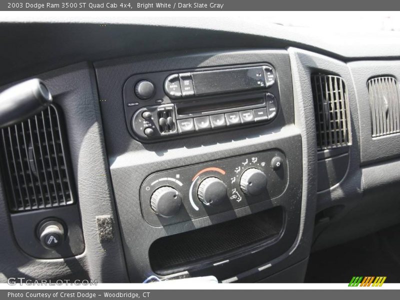 Bright White / Dark Slate Gray 2003 Dodge Ram 3500 ST Quad Cab 4x4