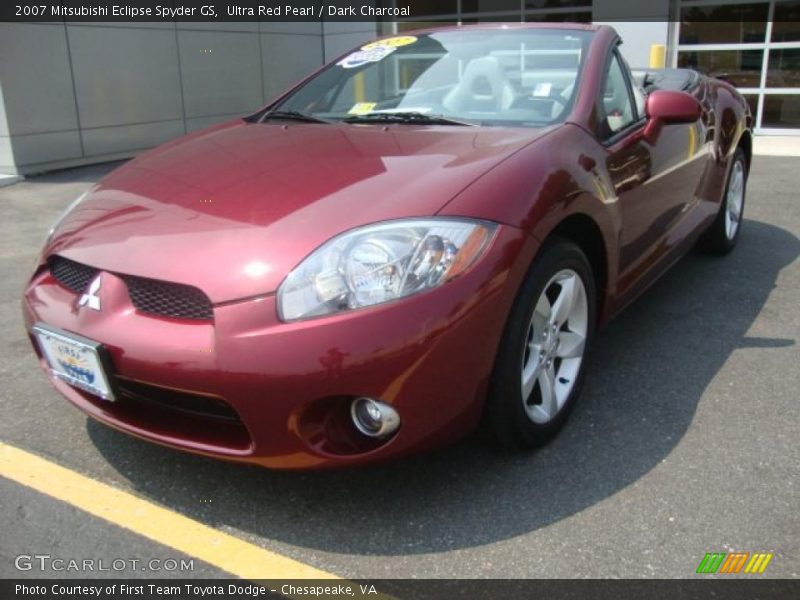 Ultra Red Pearl / Dark Charcoal 2007 Mitsubishi Eclipse Spyder GS