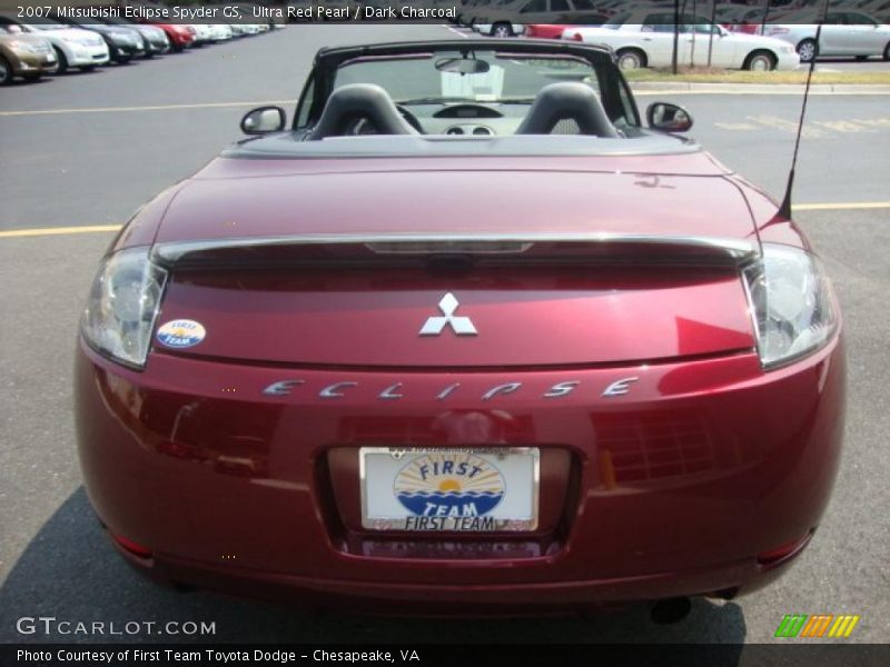 Ultra Red Pearl / Dark Charcoal 2007 Mitsubishi Eclipse Spyder GS