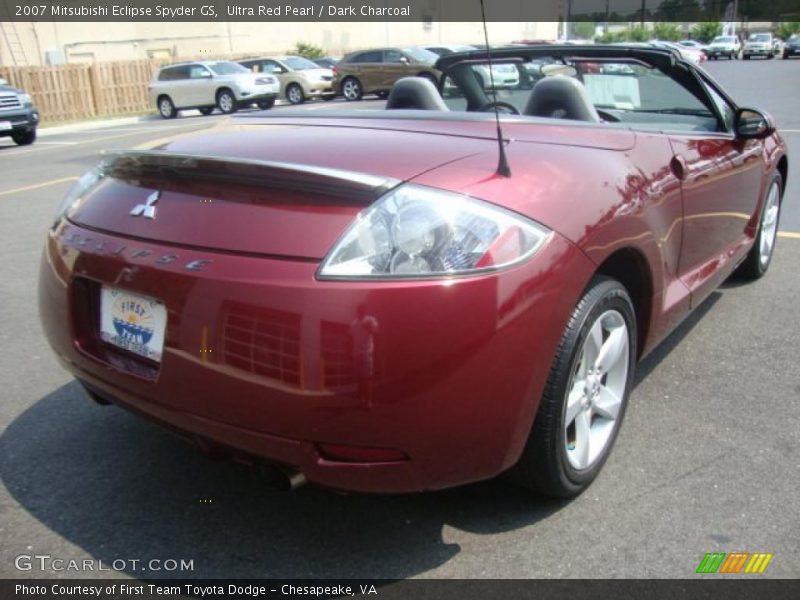 Ultra Red Pearl / Dark Charcoal 2007 Mitsubishi Eclipse Spyder GS