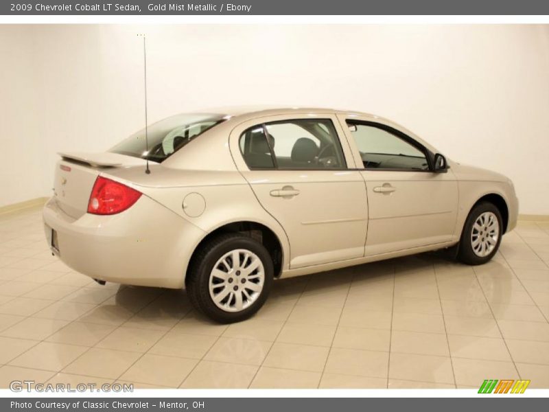 Gold Mist Metallic / Ebony 2009 Chevrolet Cobalt LT Sedan