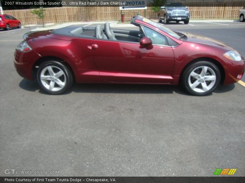 Ultra Red Pearl / Dark Charcoal 2007 Mitsubishi Eclipse Spyder GS