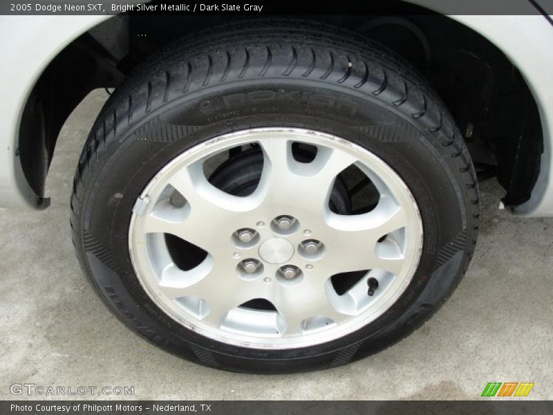 Bright Silver Metallic / Dark Slate Gray 2005 Dodge Neon SXT