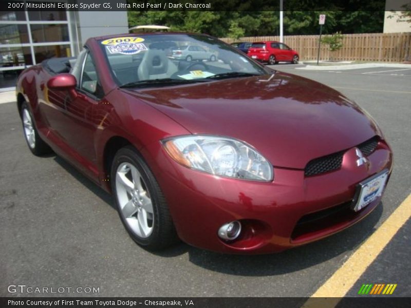 Ultra Red Pearl / Dark Charcoal 2007 Mitsubishi Eclipse Spyder GS