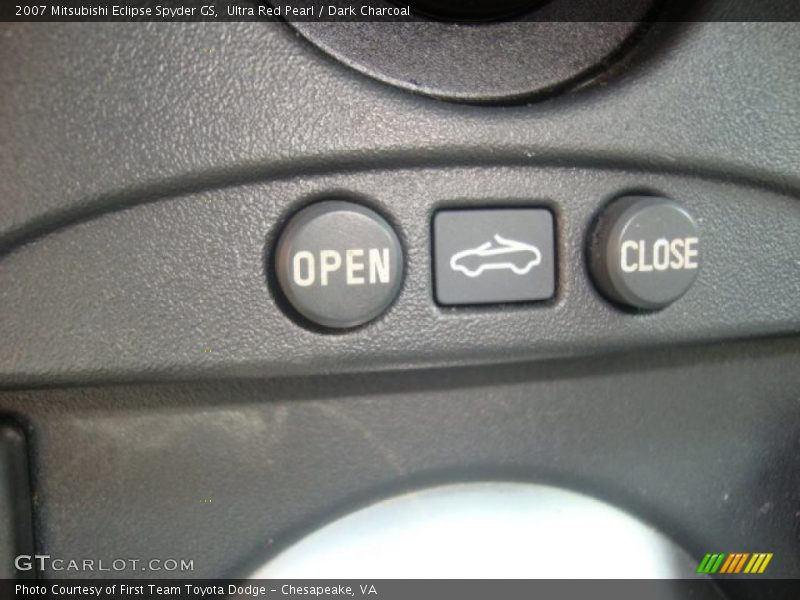 Ultra Red Pearl / Dark Charcoal 2007 Mitsubishi Eclipse Spyder GS