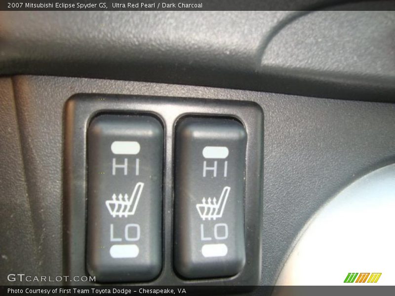 Ultra Red Pearl / Dark Charcoal 2007 Mitsubishi Eclipse Spyder GS