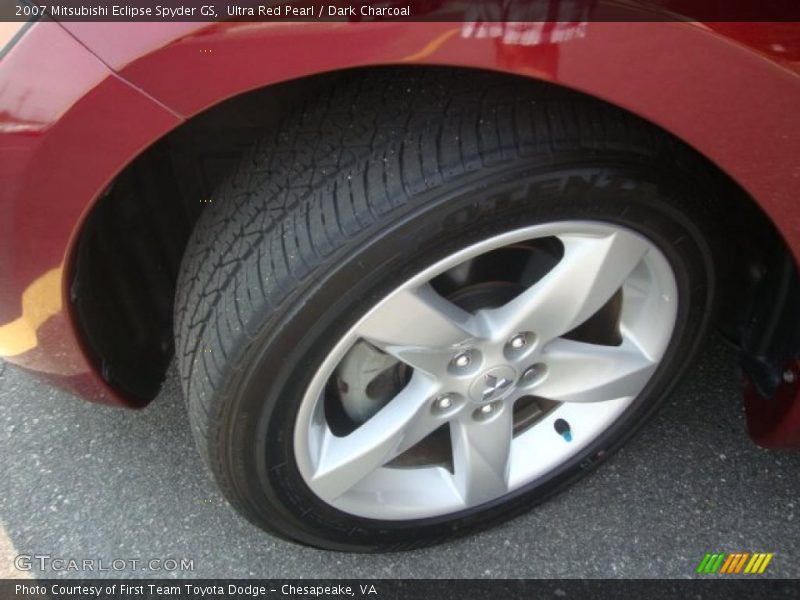 Ultra Red Pearl / Dark Charcoal 2007 Mitsubishi Eclipse Spyder GS