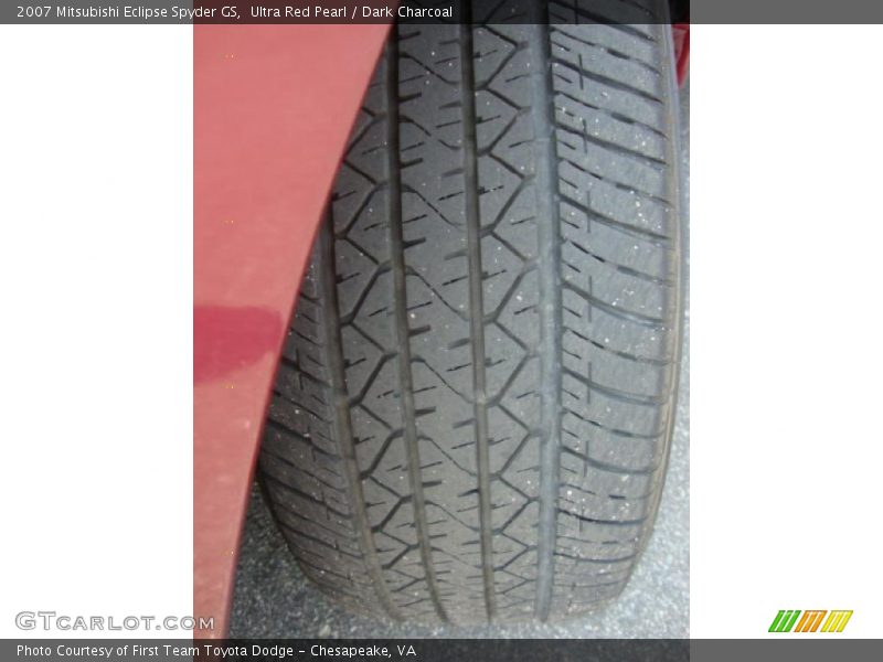Ultra Red Pearl / Dark Charcoal 2007 Mitsubishi Eclipse Spyder GS