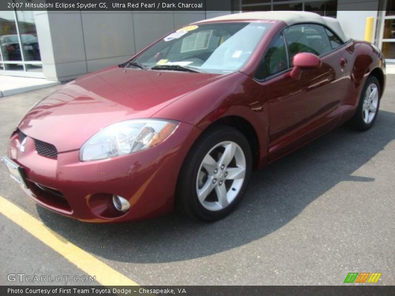 Ultra Red Pearl / Dark Charcoal 2007 Mitsubishi Eclipse Spyder GS