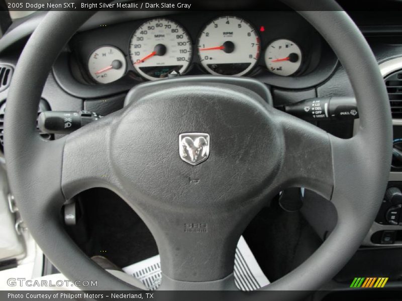 Bright Silver Metallic / Dark Slate Gray 2005 Dodge Neon SXT