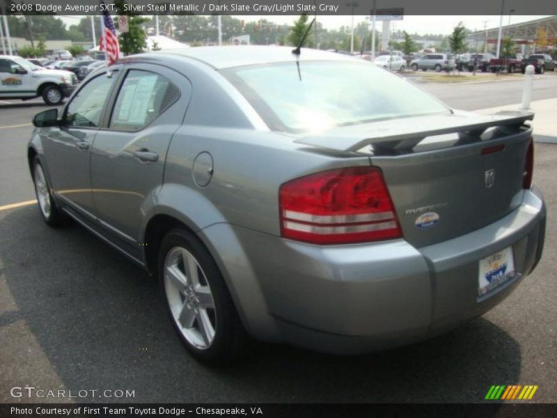 Silver Steel Metallic / Dark Slate Gray/Light Slate Gray 2008 Dodge Avenger SXT