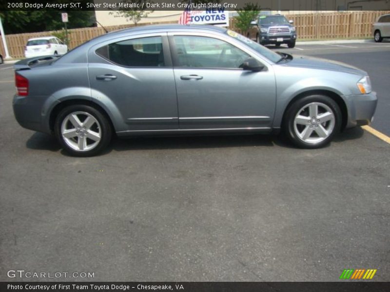 Silver Steel Metallic / Dark Slate Gray/Light Slate Gray 2008 Dodge Avenger SXT