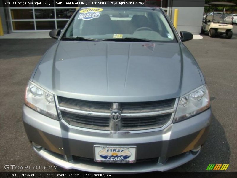 Silver Steel Metallic / Dark Slate Gray/Light Slate Gray 2008 Dodge Avenger SXT