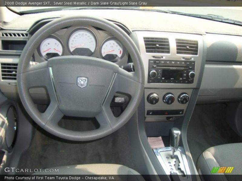 Silver Steel Metallic / Dark Slate Gray/Light Slate Gray 2008 Dodge Avenger SXT