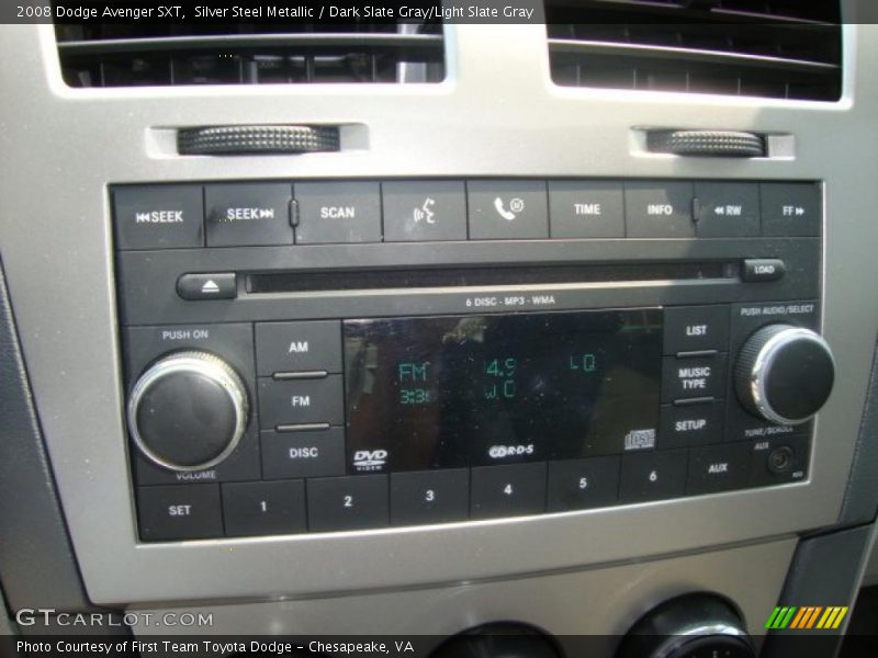 Silver Steel Metallic / Dark Slate Gray/Light Slate Gray 2008 Dodge Avenger SXT
