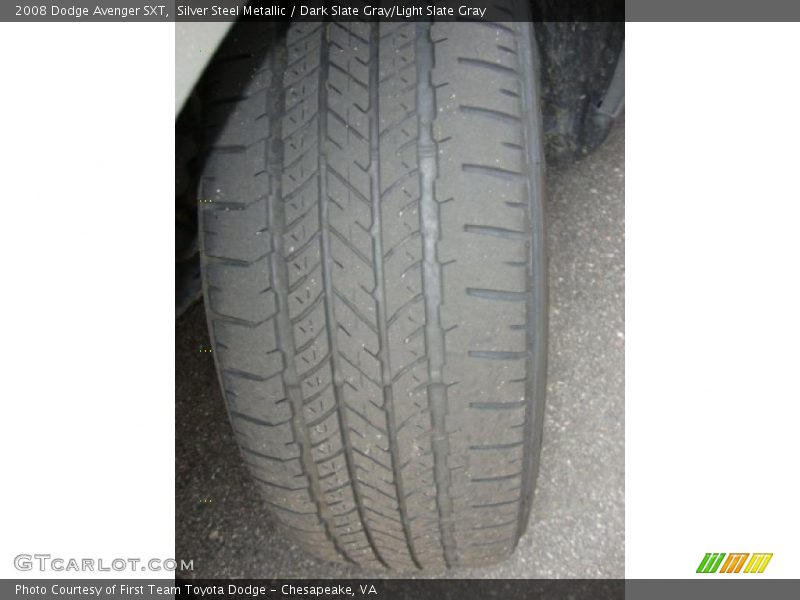 Silver Steel Metallic / Dark Slate Gray/Light Slate Gray 2008 Dodge Avenger SXT