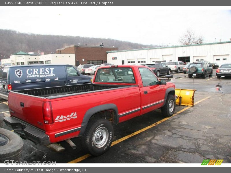 Fire Red / Graphite 1999 GMC Sierra 2500 SL Regular Cab 4x4