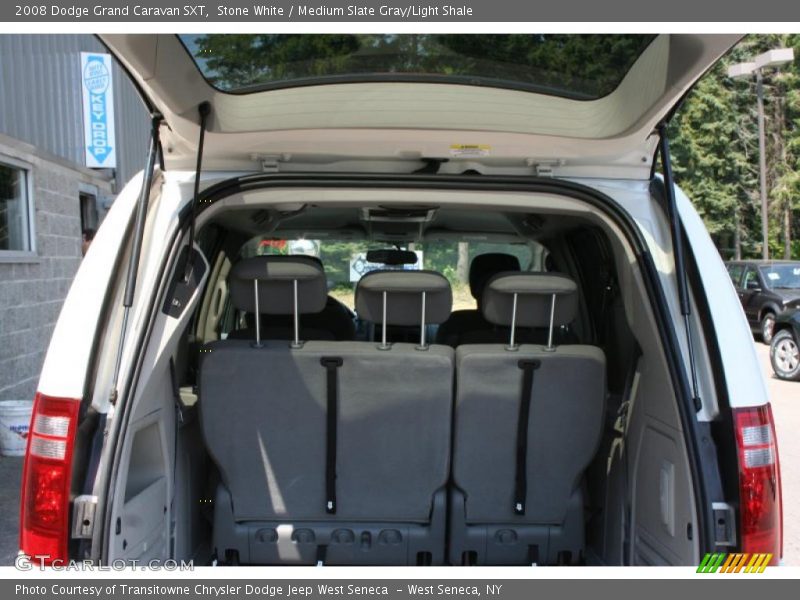 Stone White / Medium Slate Gray/Light Shale 2008 Dodge Grand Caravan SXT