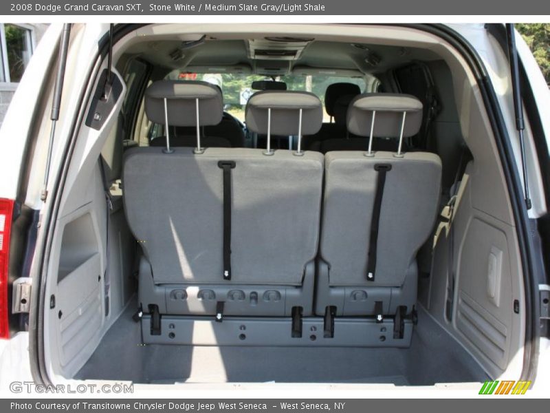 Stone White / Medium Slate Gray/Light Shale 2008 Dodge Grand Caravan SXT