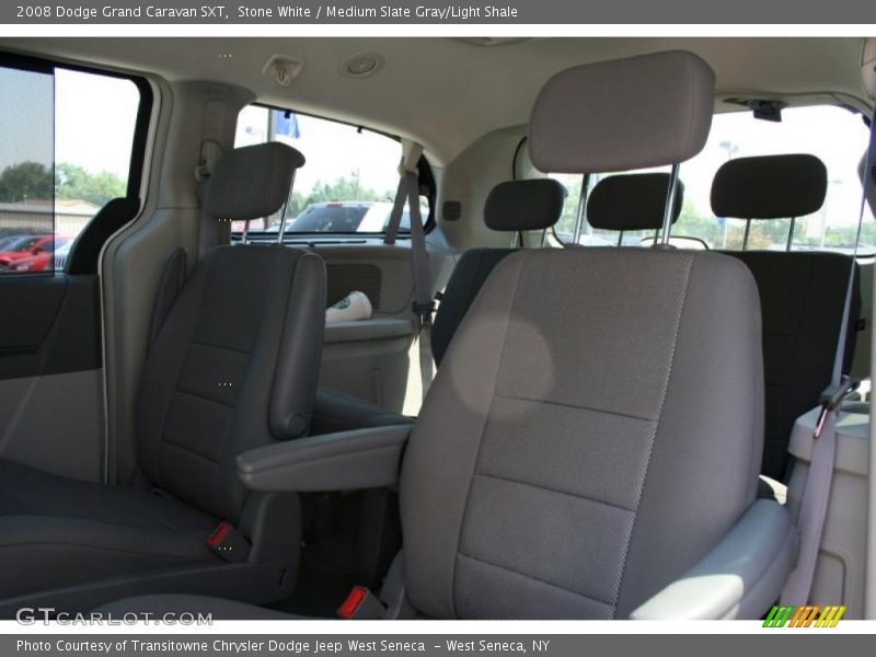 Stone White / Medium Slate Gray/Light Shale 2008 Dodge Grand Caravan SXT
