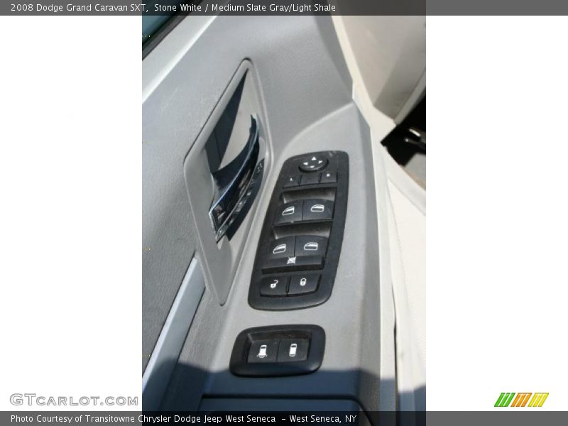 Stone White / Medium Slate Gray/Light Shale 2008 Dodge Grand Caravan SXT