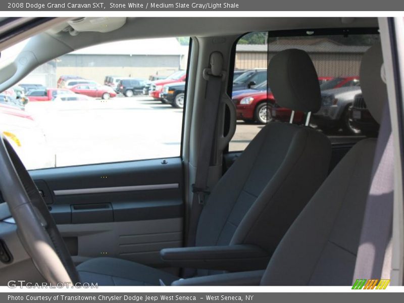 Stone White / Medium Slate Gray/Light Shale 2008 Dodge Grand Caravan SXT