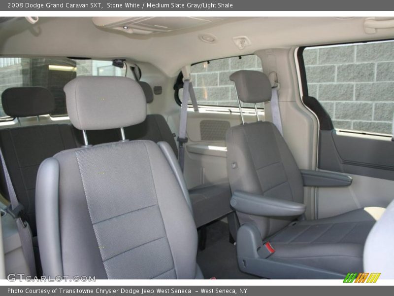Stone White / Medium Slate Gray/Light Shale 2008 Dodge Grand Caravan SXT