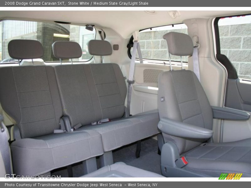 Stone White / Medium Slate Gray/Light Shale 2008 Dodge Grand Caravan SXT