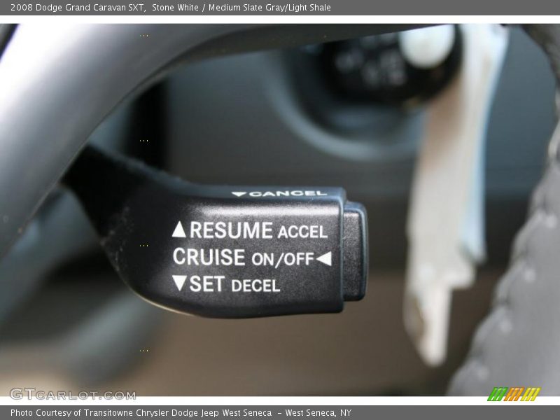 Stone White / Medium Slate Gray/Light Shale 2008 Dodge Grand Caravan SXT