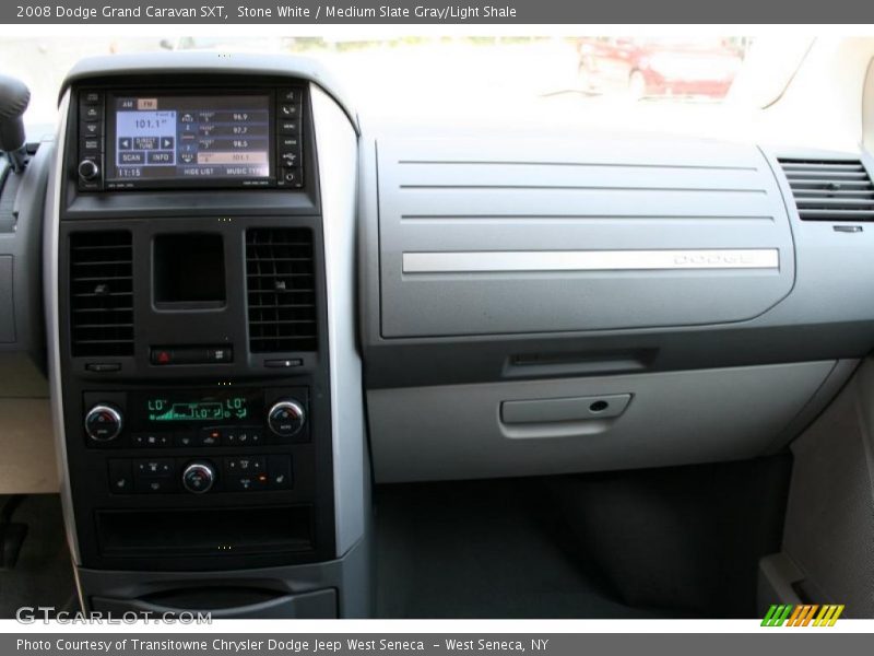 Stone White / Medium Slate Gray/Light Shale 2008 Dodge Grand Caravan SXT