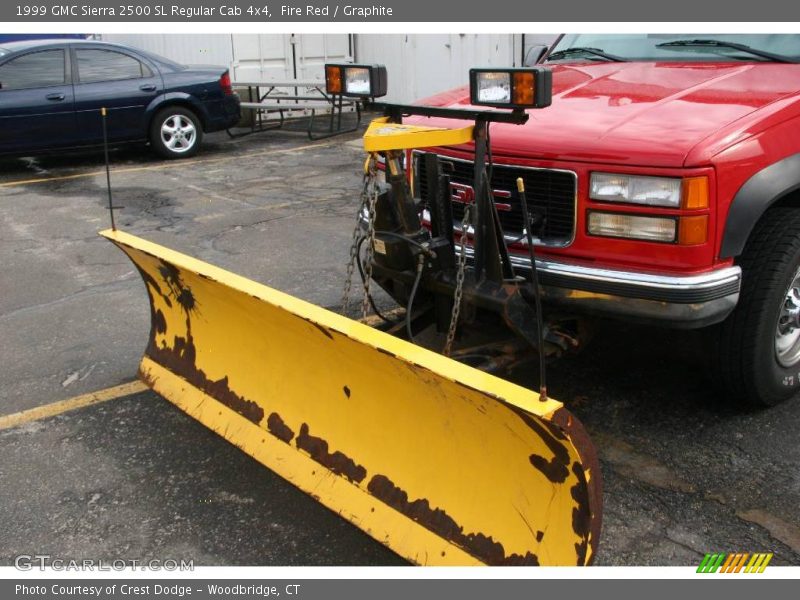 Fire Red / Graphite 1999 GMC Sierra 2500 SL Regular Cab 4x4
